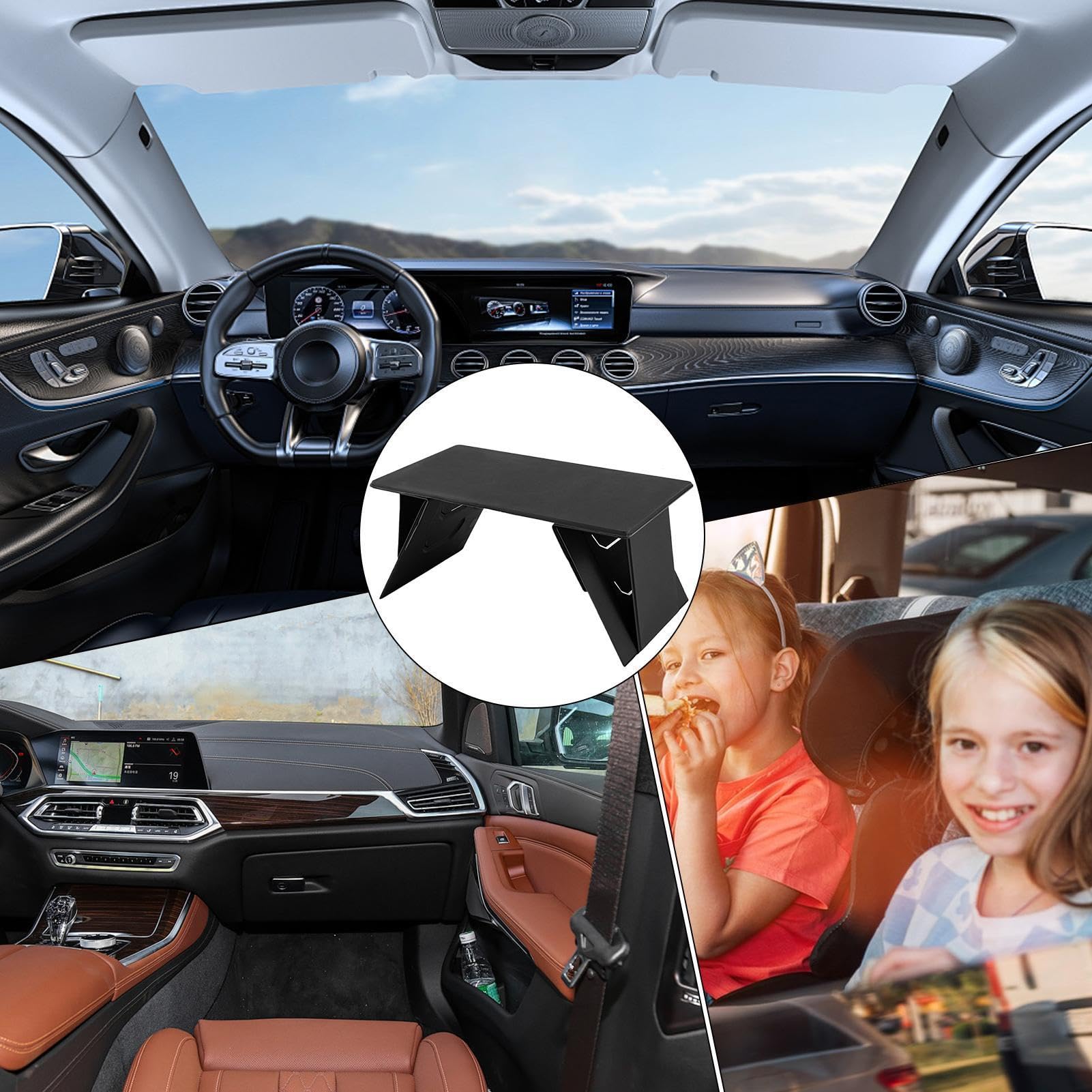 Tavolo da Volante Piano di Lavoro Pieghevole per Auto | Supporto Portatile per Notebook da Volante Ideale per Autisti, Pendolari, Viaggi Lunghi, Campeggio, Camion, SUV, Furgoni,