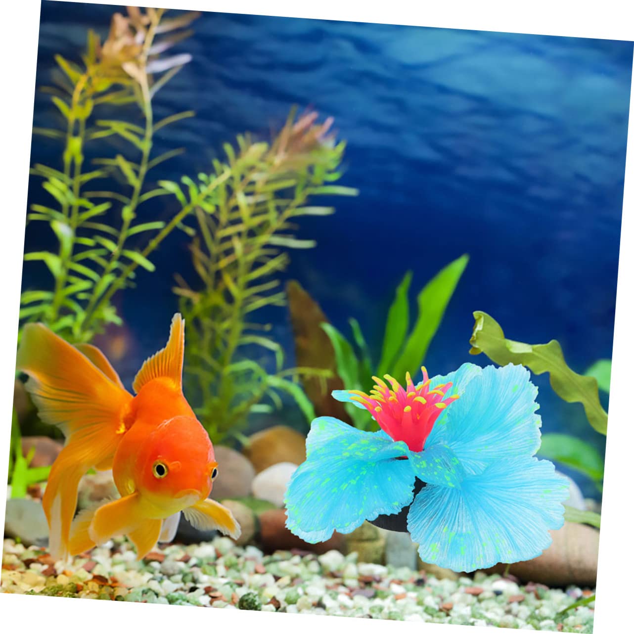 BESPORTBLE 4stücke Kunstpflanzen Für Aquarien Dekorative Wasserpflanzen Langlebig Und Pflegeleicht Für Fischbecken Und Desktop-Dekoration Schaffen Eine Natürliche Unterwasserlandschaft