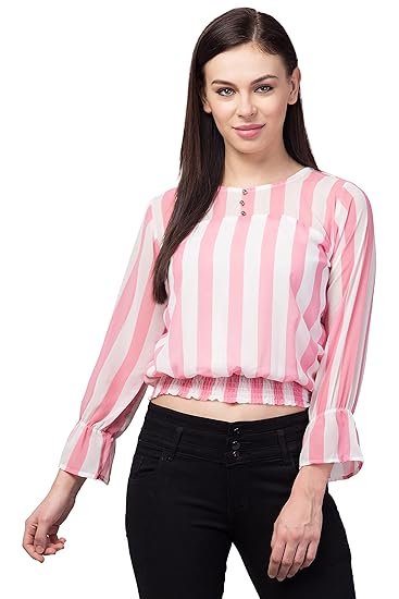 stylish georgette tops