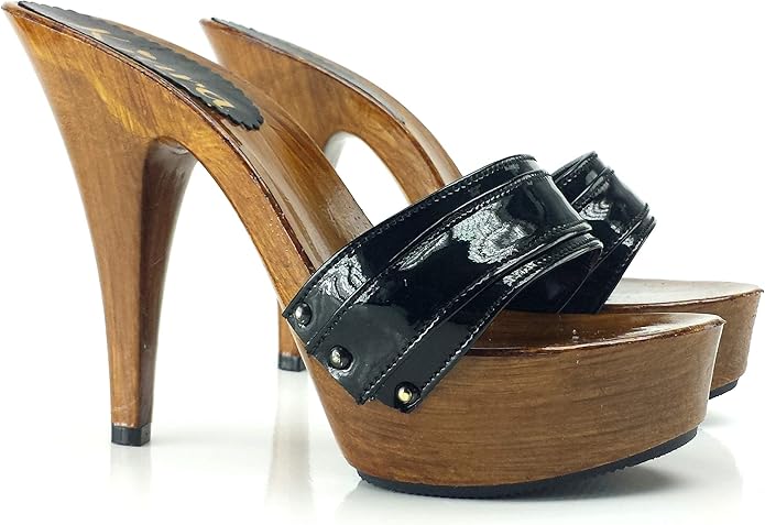 high heel clogs mules