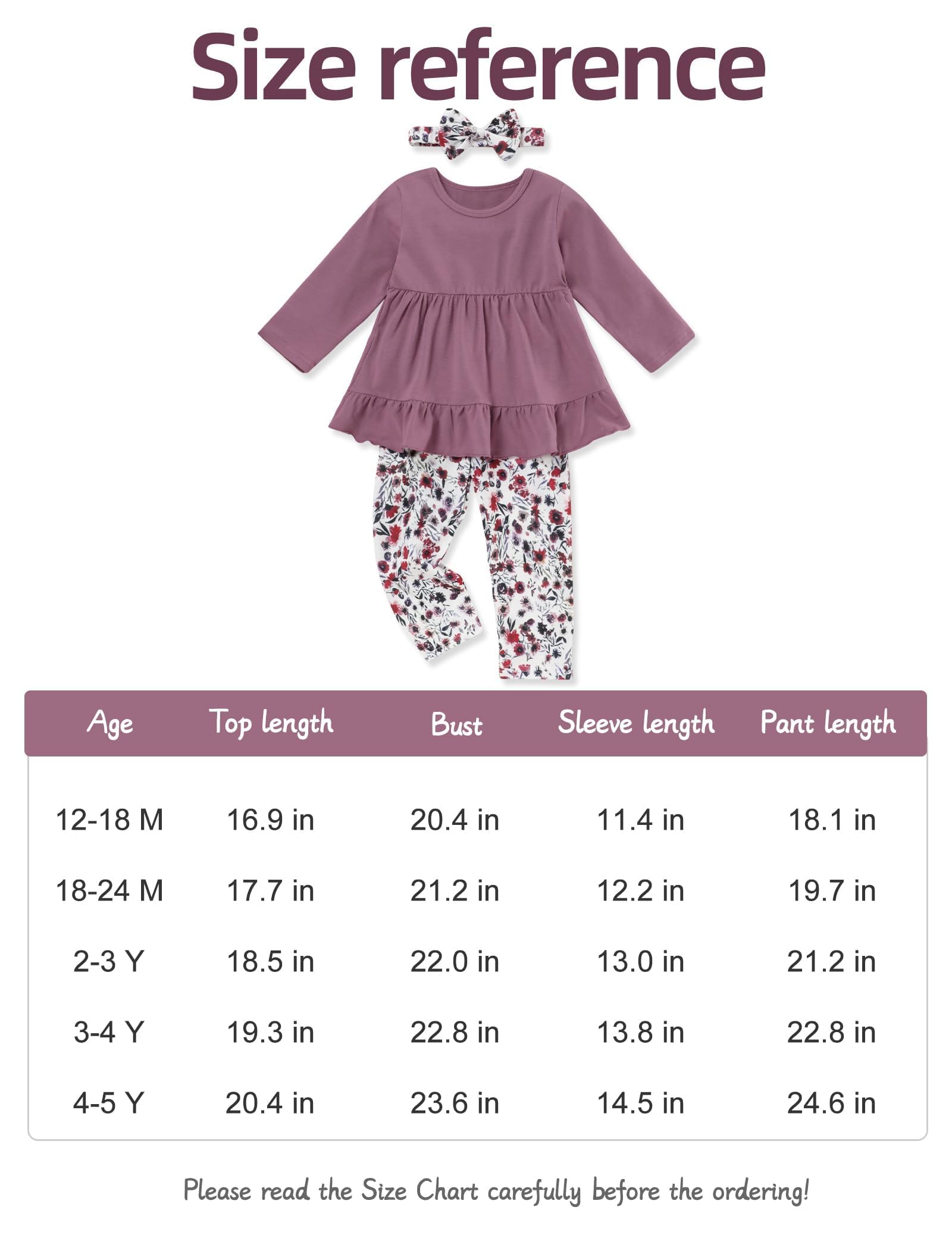 Vestiti da bambina a maniche lunghe con volant top e jeans pantaloni per bambina abiti autunnali