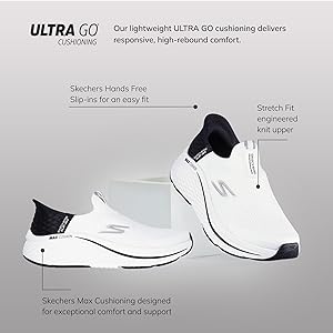 Skechers Women's Max Cushioning Elite 2.0 Eternal Hands Free Slip-ins Sneaker