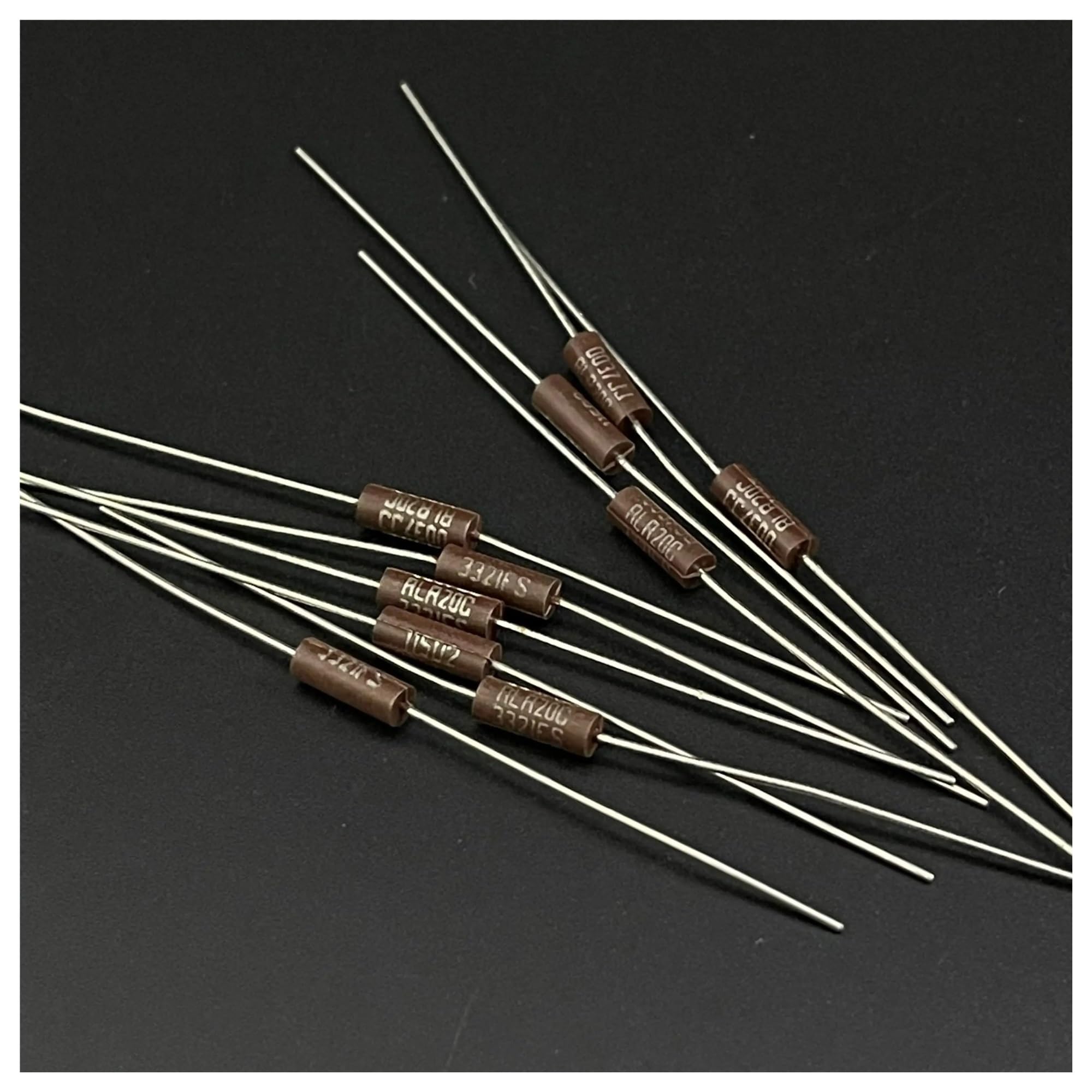 LEOTNNDQ 10pcs RLR20C 1/2W 3.3K 1% Audio Resistor