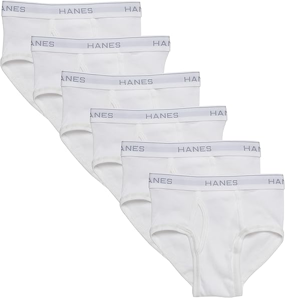 Hanes Boys' BriefsUnderwear (Pack of 6) Amazon.co.uk Fashion
