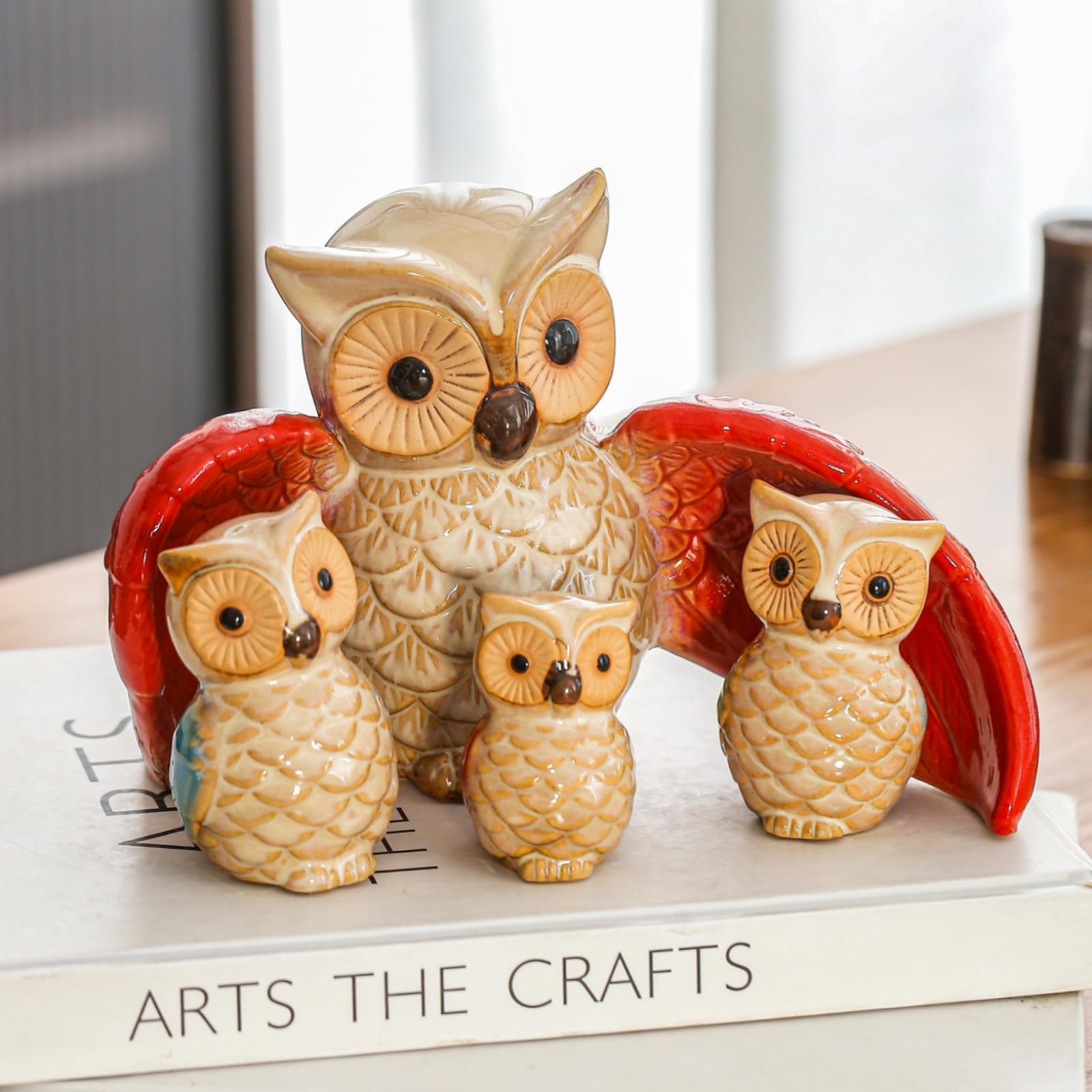 最終価格・かわいい  ♪  ふくろうの置物♡作家さんの手作り♡ フクロウの置物♡*゜ - chi~ru | minne byGMOペパボ 国内最大級の