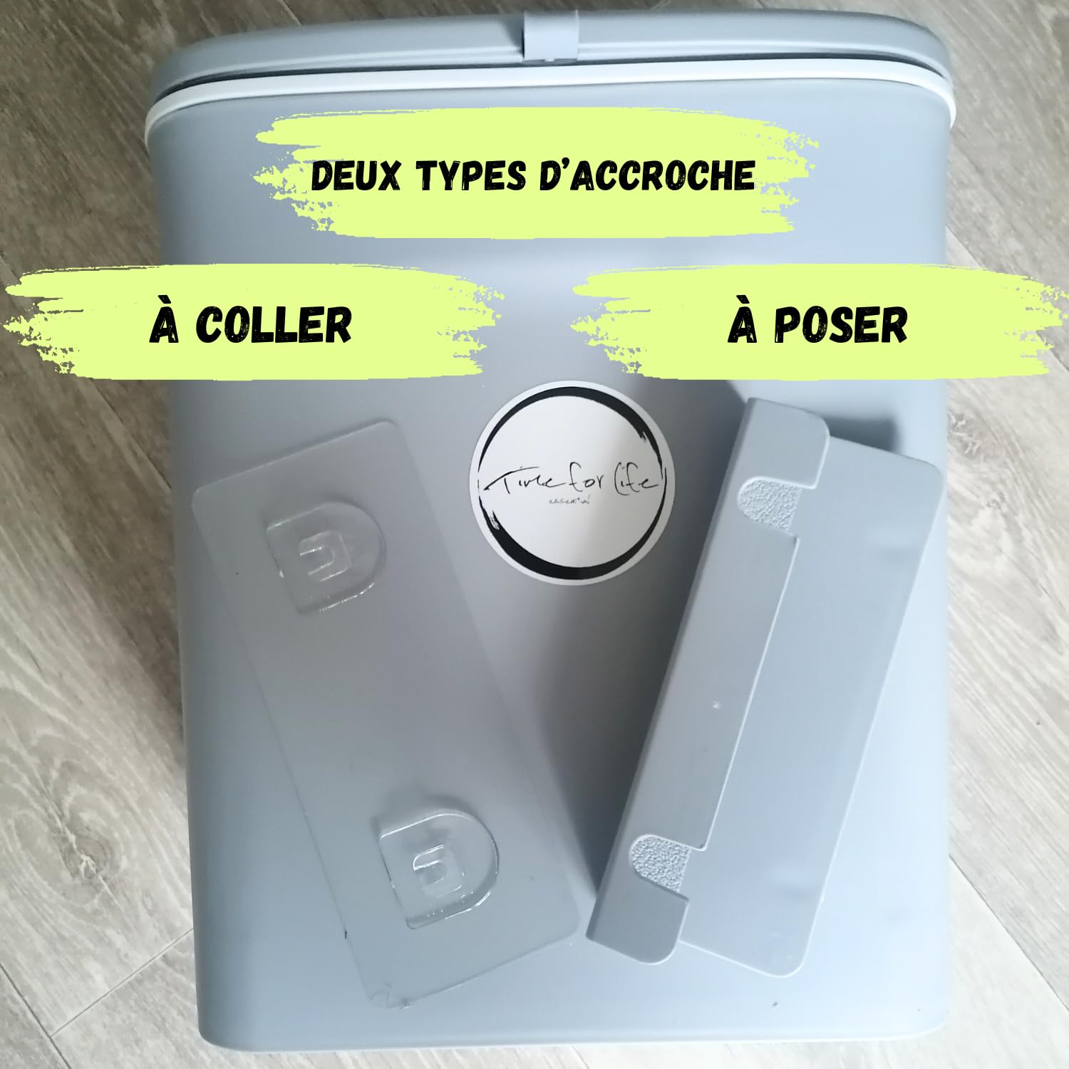 Poubelle Compost Cuisine 9L avec Couvercle - Seau Compost sous Evier