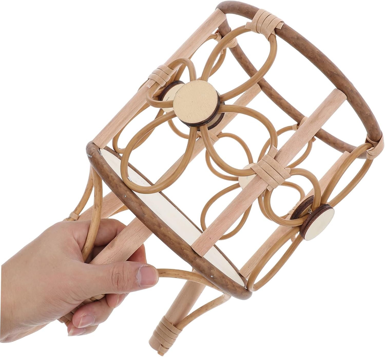 Unique Rattan Plant Stand Greenery Decor Flower Pot Holder for Outdoor Indoor Boho Style Flower Stands for Plants Decorative Planter Display Rack