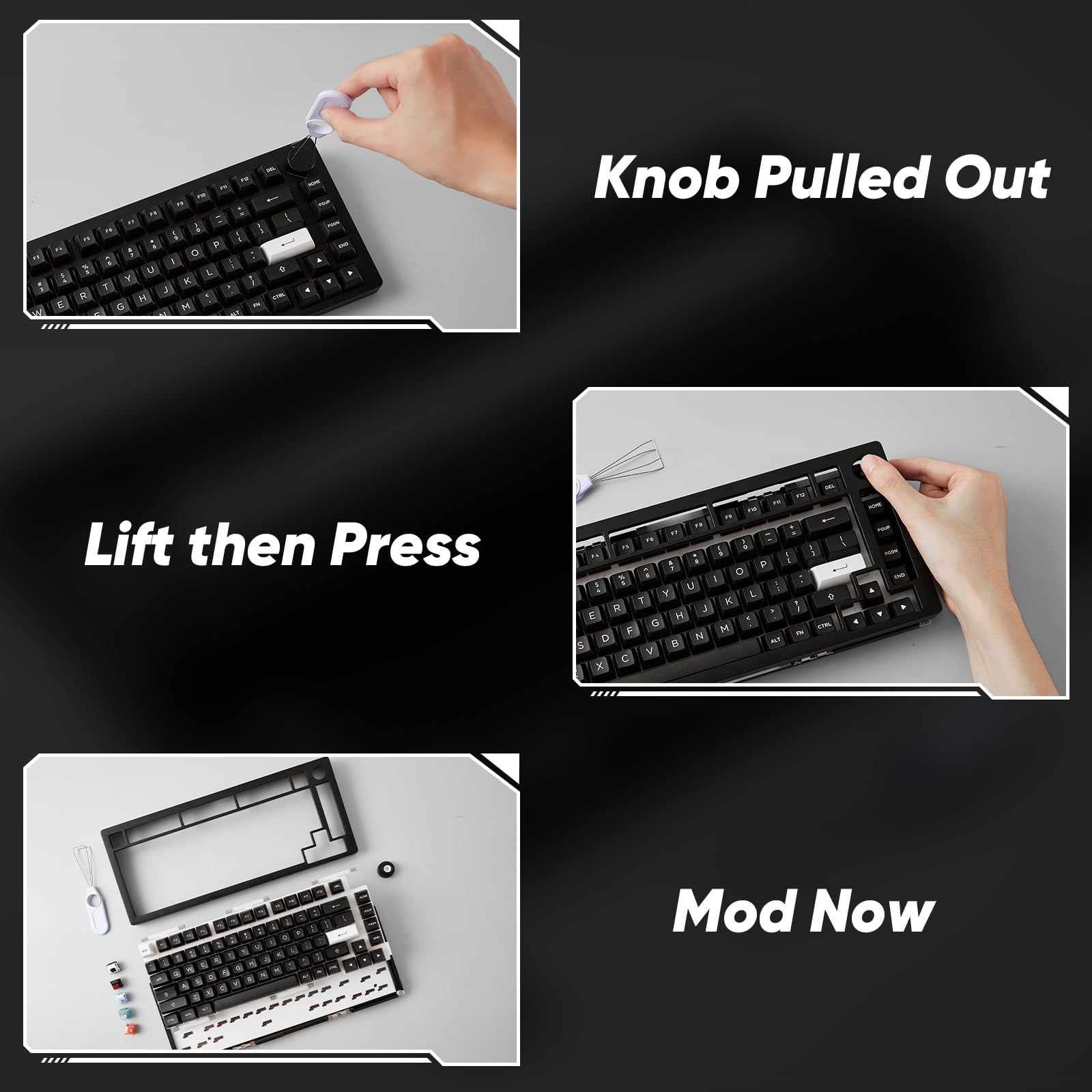 Amazon | MONSGEEK M1 V5 VIA アルミニウム メカニカルキーボード 75