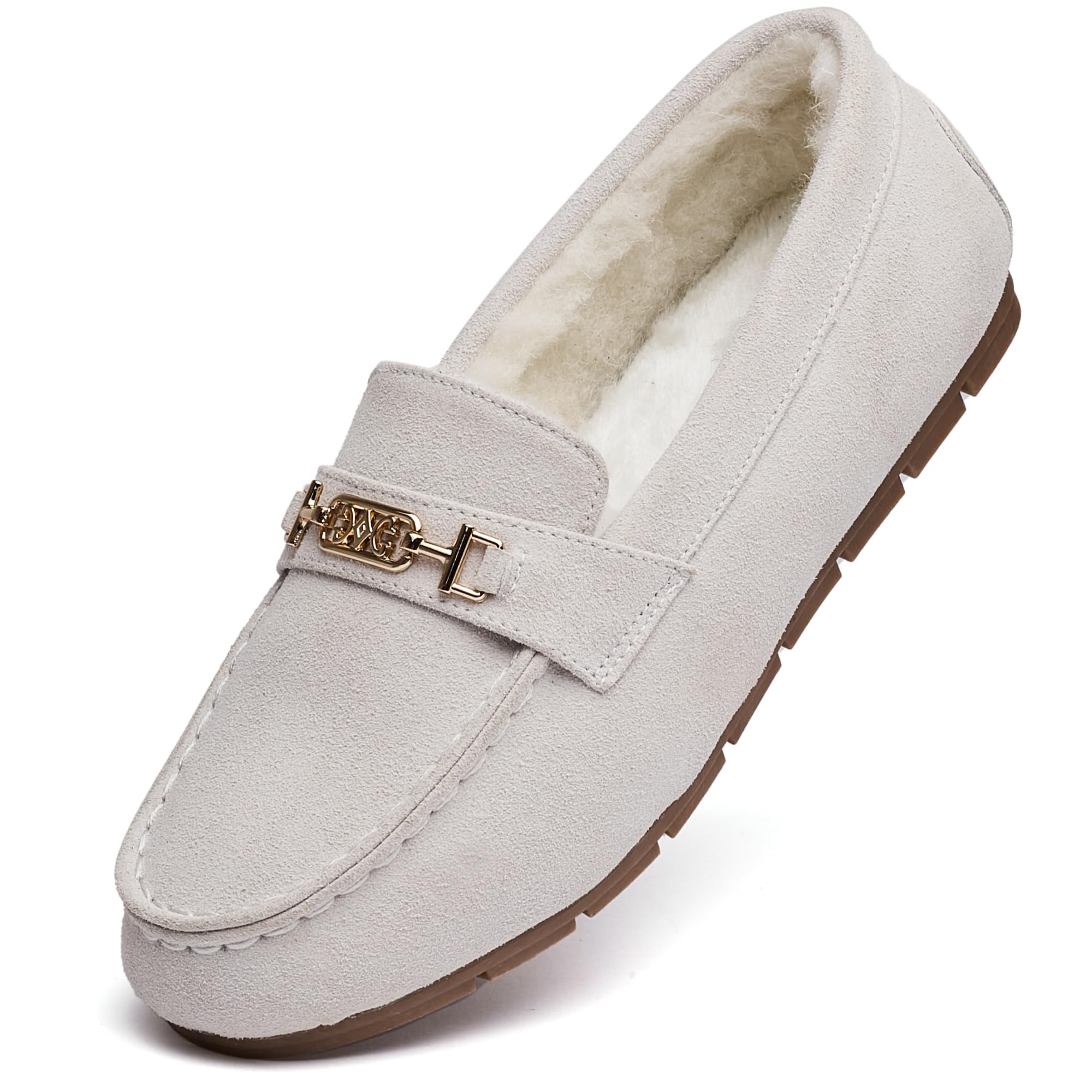 DeYashopin Women's Loafer Shoes Leisure Slip On Work Shoes Comfort Walking Flats