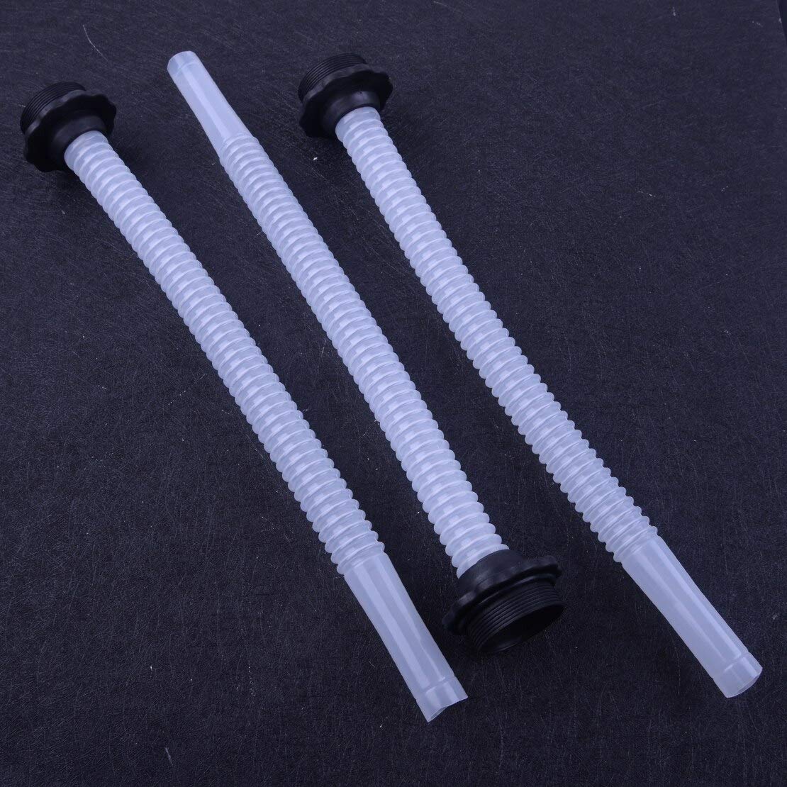 Plastic 38Cm Gas Can Spout Car Accessories With Screw Cap Collar For Fuel Gas Jerry Container