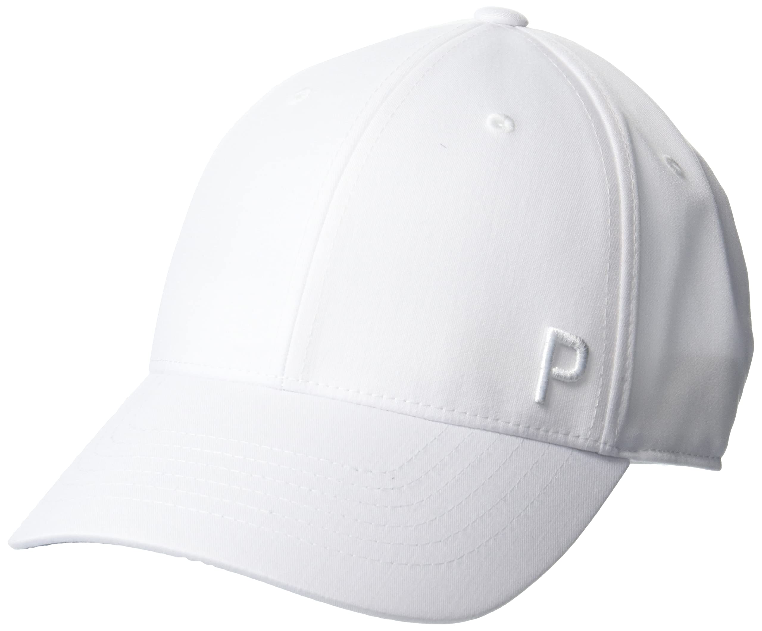 pumagolf Women's S Ponytail P Cap Hat, Bright White-Bright White, One Size