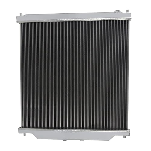 Miniatura 2 de Radiador compatible con Ford Excrusion F-250 F-350 F-450 6.0L Powerstroke 2003-2007, radiador de aluminio de rendimiento completo de 1 fila