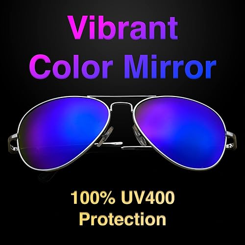 Miniatura 3 de Goson Gafas de sol de aviador para hombres y mujeres, protección UV400, estilo retro, ideales para conducir, actividades al aire libre