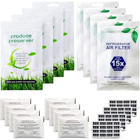 🚀 3-Pack Refrigerator Air Filter - Compatible With Whirlpool, KitchenAid & More!
