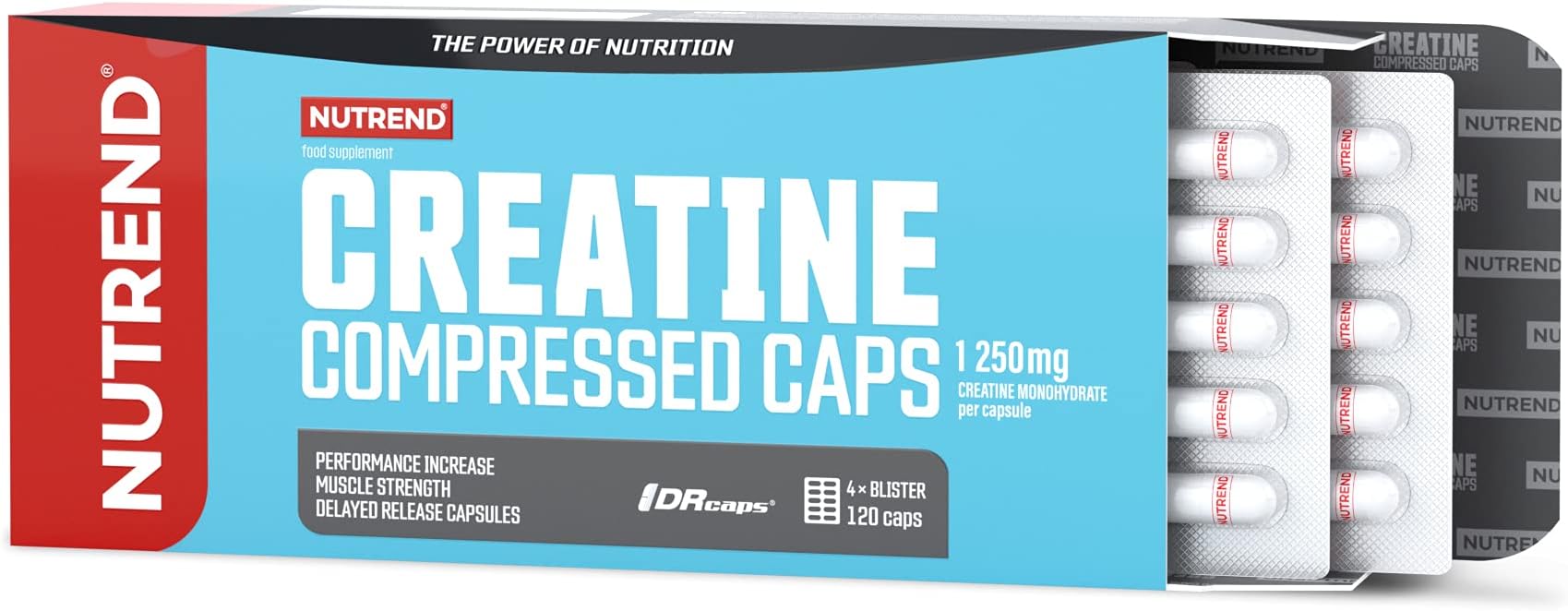 Creatine Compressed Capsules, 120-Count