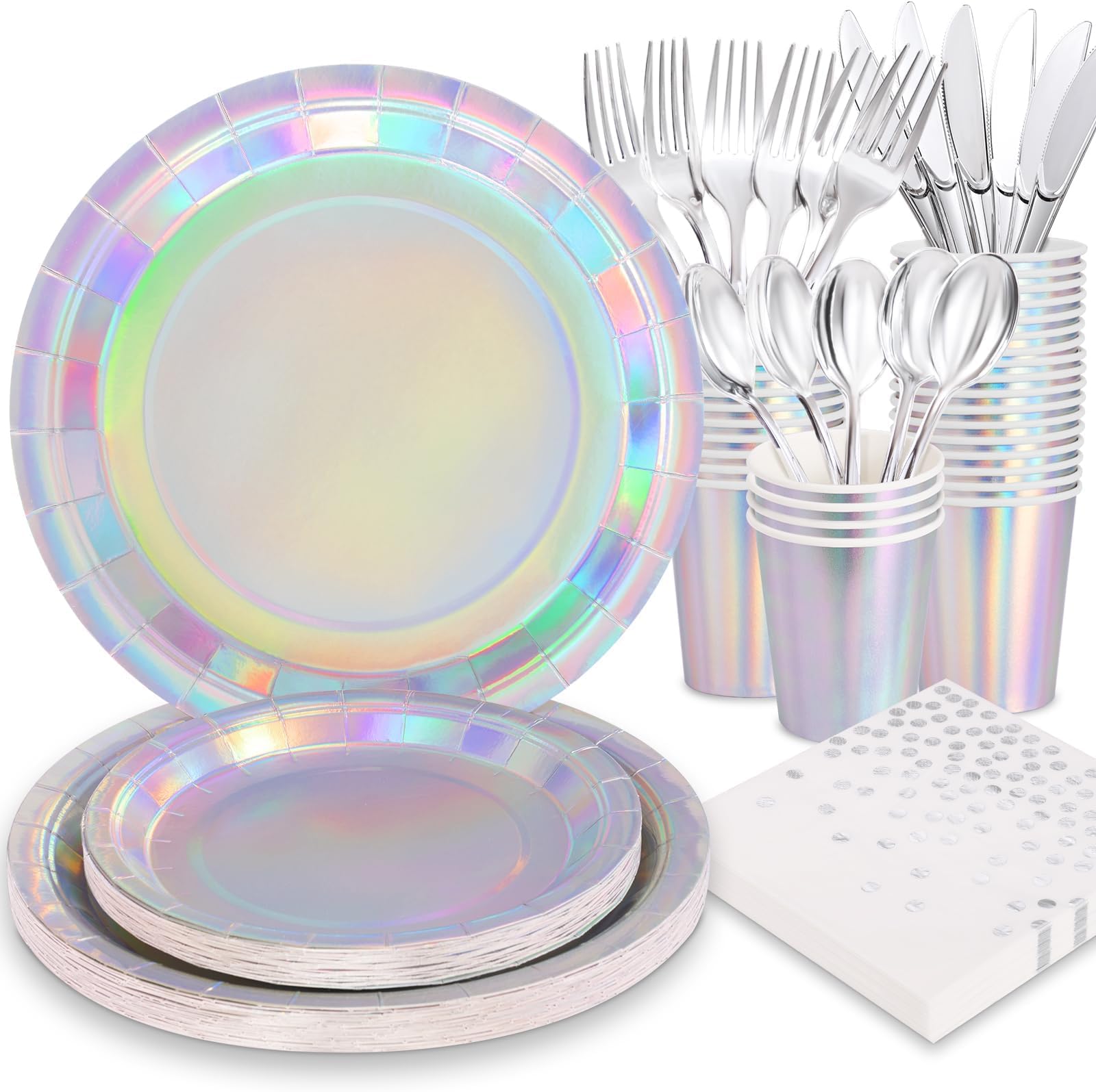 Blue Birthday Party Supplies Blue and Gold Birthday Plates and Napkins Set Serves 25