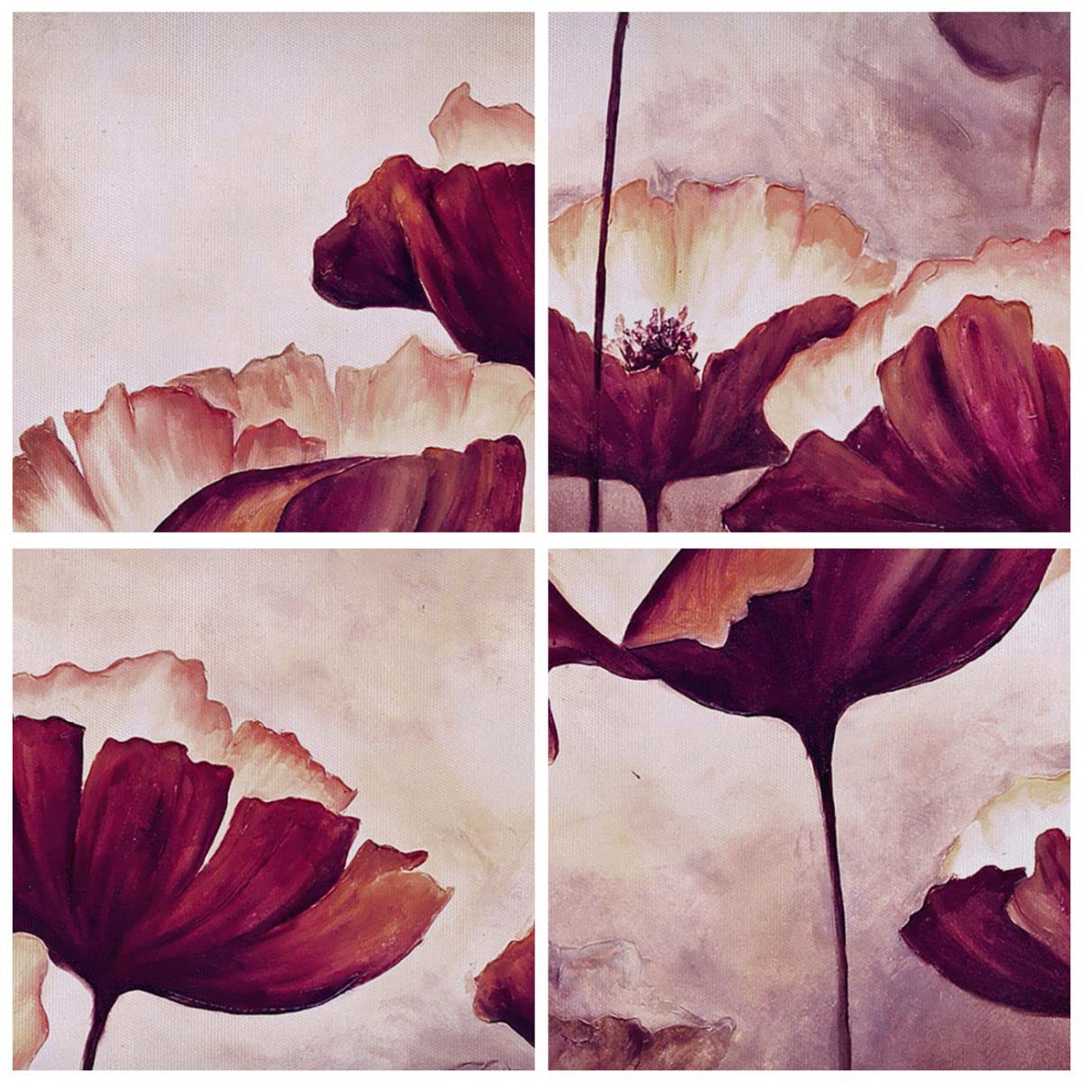 ARTTOR Leinwandbild 140x50cm Wandbild Botanik Blumen - 3934