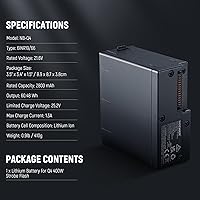 Vista 7 de Neewer Paquete de baterías Q4 21.6V/2800mAh batería recargable de litio de repuesto solo Q4 Studio Flash luz estroboscópica, NB-Q4