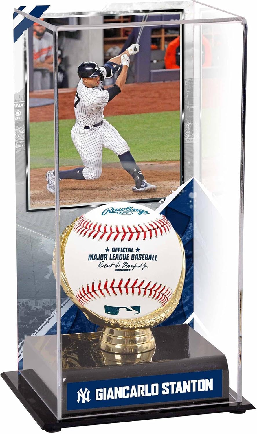 Giancarlo Stanton New York Yankees Glove Display Case with Image - Baseball Logo Display Cases ''Case Only''