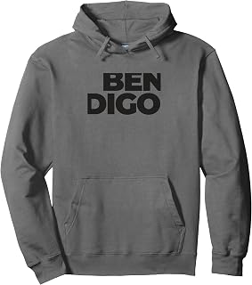 Bendigo Large Text Pullover Hoodie