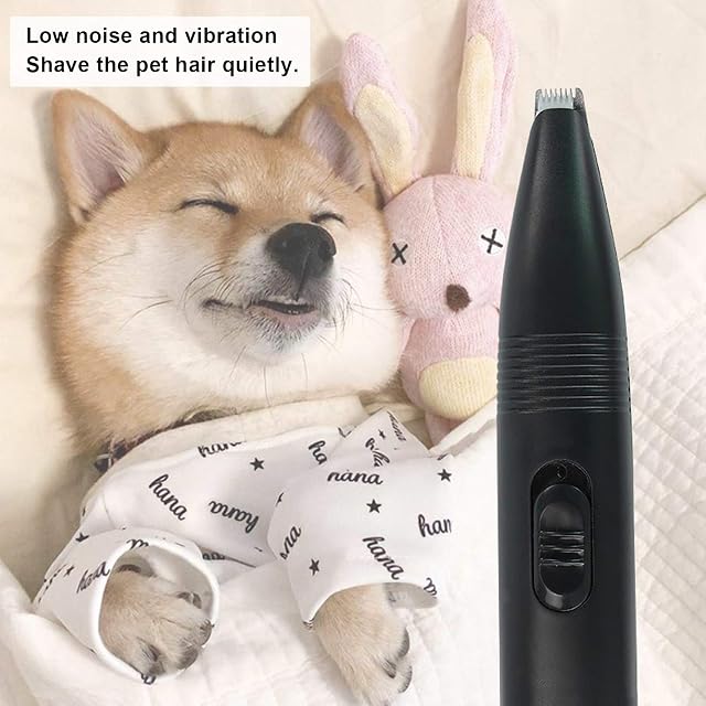 Foto 2 de 8 de Cortapelos para Perros Cortadora de Pelo Eléctrica para Pies para Mascotas Afeitadora de Bajo Ruido…