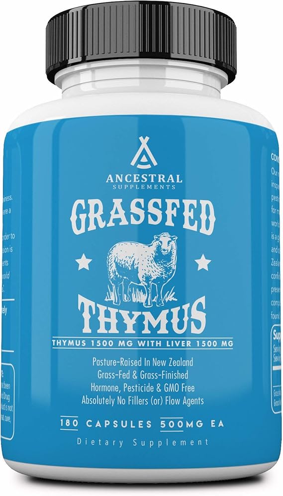 Ancestral Supplements Grass Fed Ovine (Sheep) Thymus