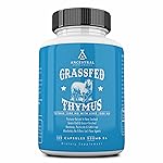 Ancestral Supplements Grass Fed Ovine (Sheep) Thymus Glandular Extract, 3000mg, Histamine, Energy, Allergy and Immune Support Supplement with Grass Fed Beef Liver, Non GMO, 180 Capsules