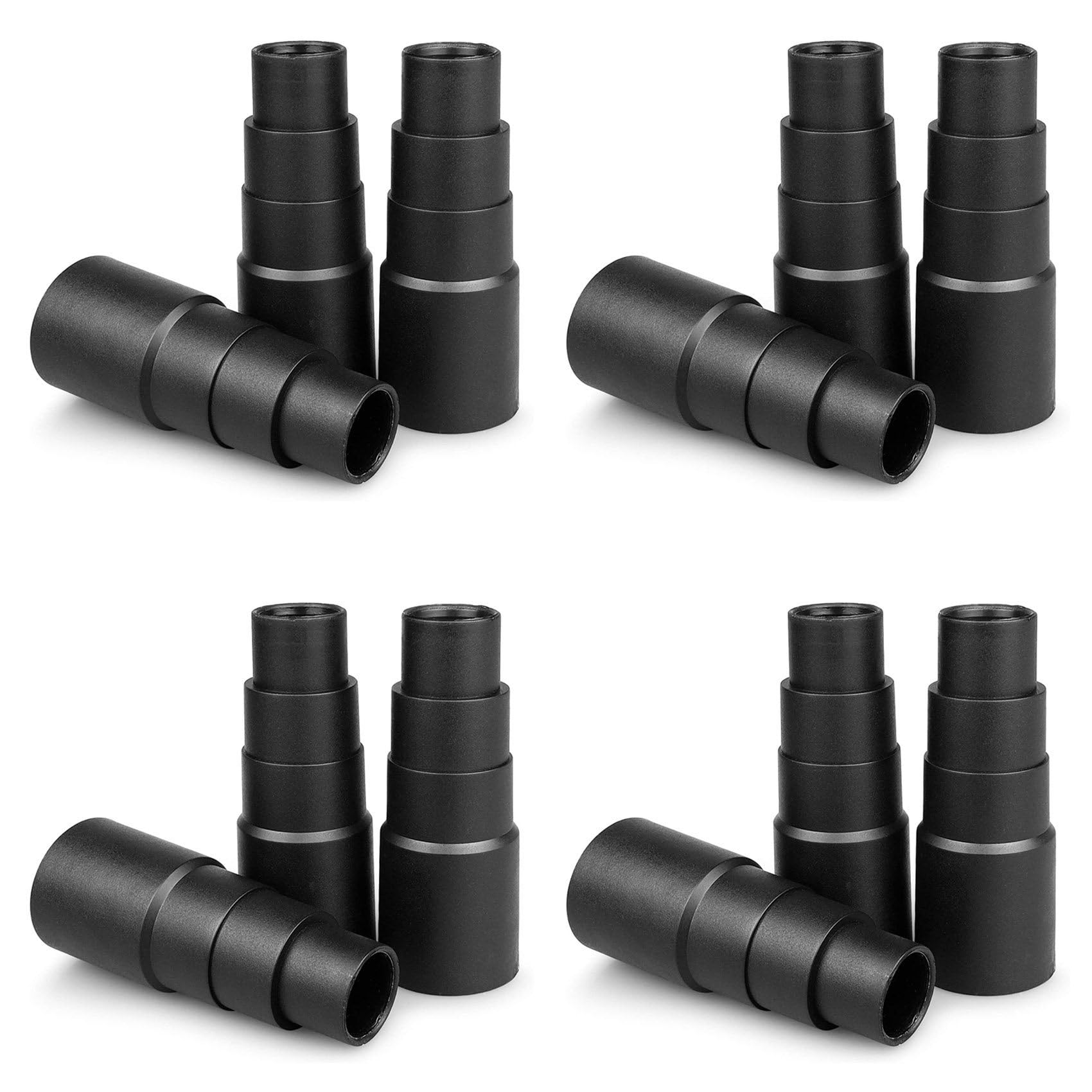 Hndhbfgrt Black 4X Vacuum Cleaner Hose Adapter/Universal Vacuum Cleaner Power Tool For Various Dust Collector,Vacuum Cleaner Connector