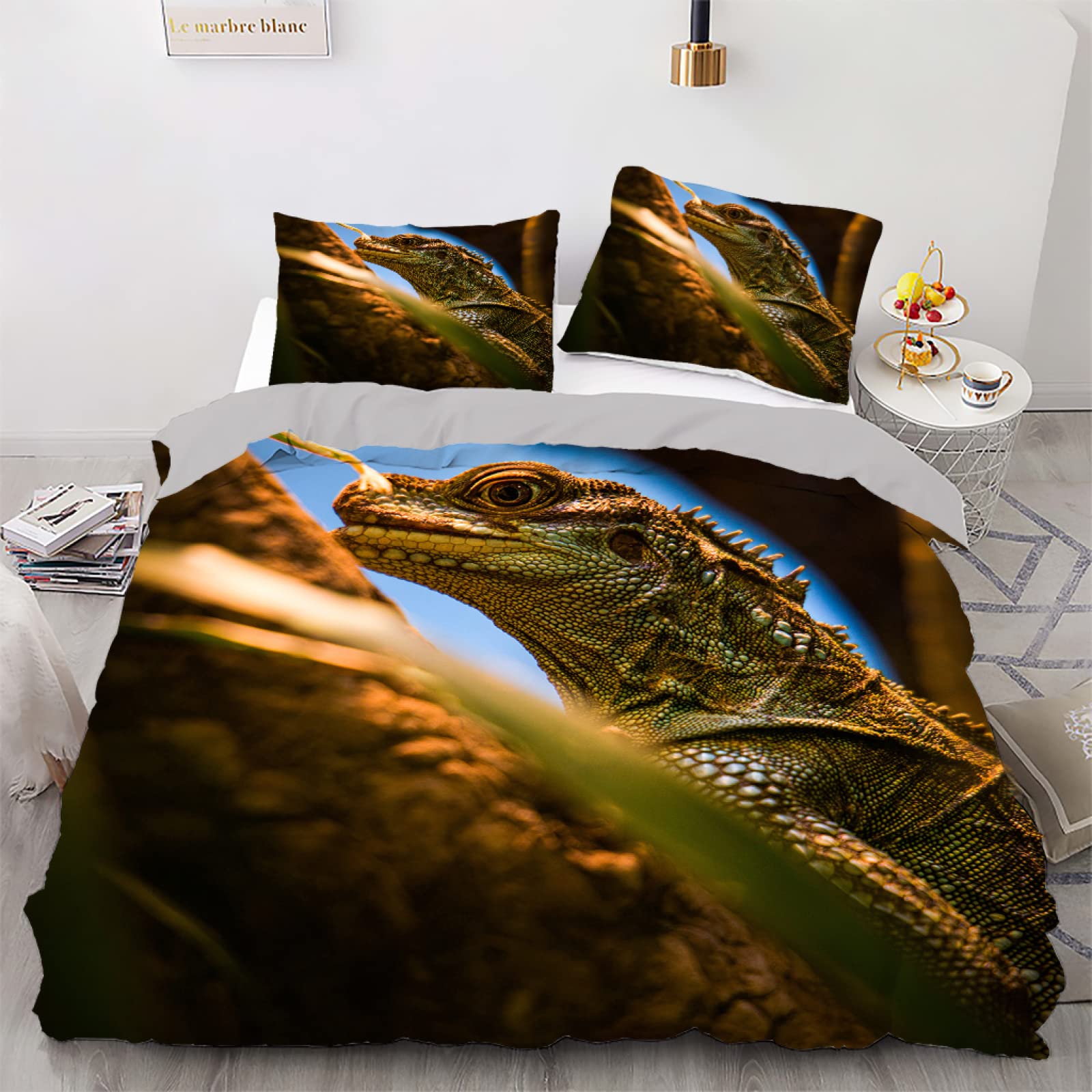 Parure de lit confortable 220x240 adulte pour literie douce et hypoallergénique