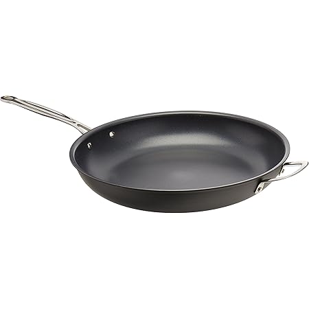Cuisinart 622-36H Chef's Classic Nonstick Hard-Anodized 14-Inch Open Skillet with Helper Handle, Black