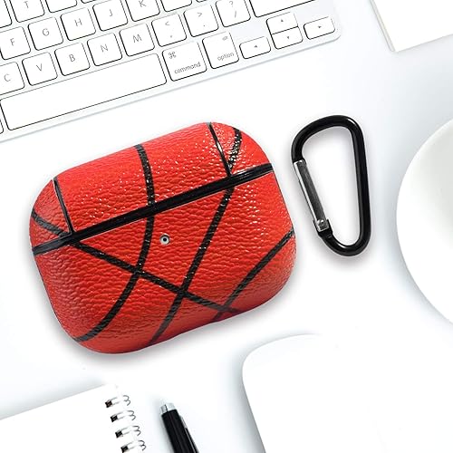 Miniatura 12 de Funda para Airpods Pro, para Airpods Pro, accesorios de piel, patrón deportivo para Airpod Pro, funda de carga de cuero para AirPods Pro, fútbol