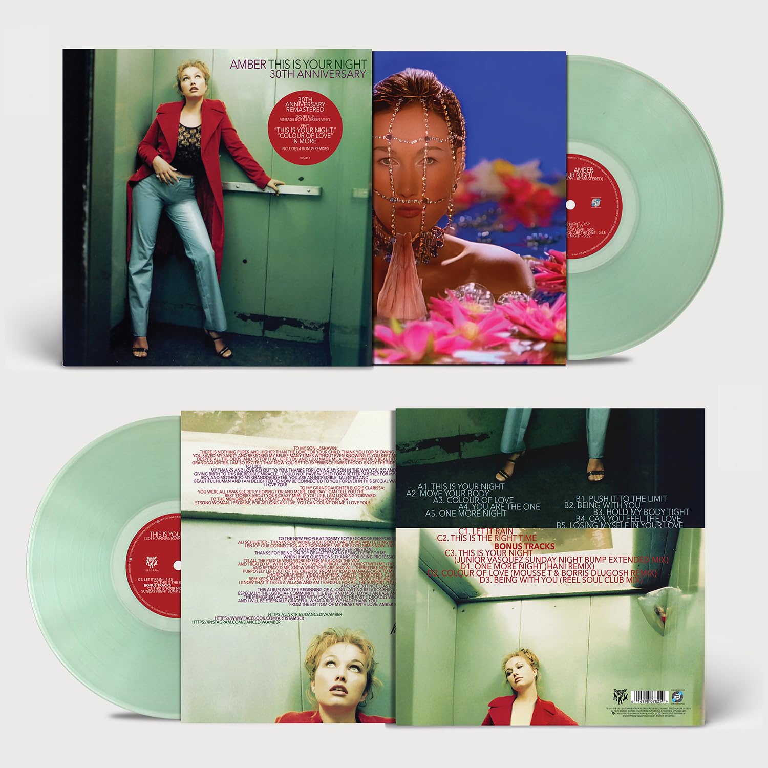 AMBER - This Is Your Night (30th Anniversary Edition) - GREEN VINYL 2XLP