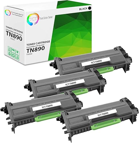 TCT TN890 - Cartucho de tóner compatible con impresoras Brother TN-890, color negro, ultra alto rendimiento, funciona con impresoras Brother