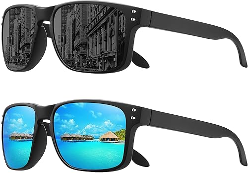 MEETSUN Gafas de sol polarizadas para hombres y mujeres, deportes, conducción, pesca, protección UV400