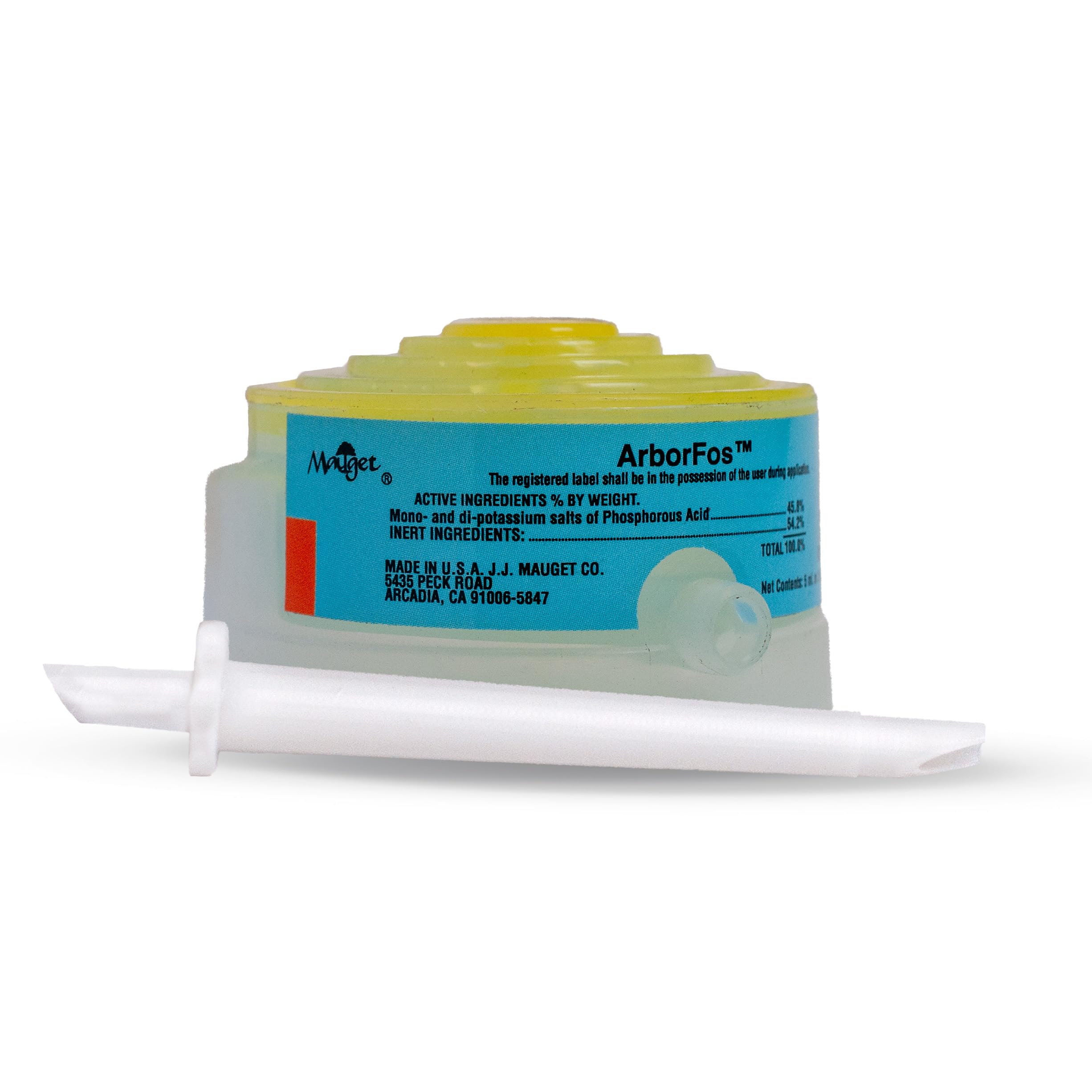 ArborFos Injector - 5ml Fungicide for Trees, 45.8% Phosphoric Acid for Stronger Immunity & Vibrant Leaves, Spill-Proof Fungicide for Mold Removal, Pack of 24 Caps
