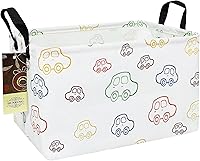 Vista 43 de HUNRUNG Cesta de Almacenamiento Rectangular de Lona Linda Organizadora para Juguetes de Mascotas/Niños, Libros, Ropa Perfecta para Habitaciones/Sala