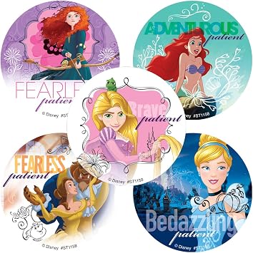 SmileMakers Disney Princess Friendship Patient Stickers - Prizes and Incentives - 100 Per Pack