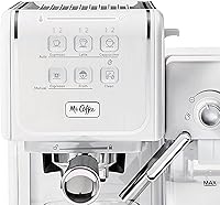 Vista 10 de Mr. Coffee One-Touch CoffeeHouse - Cafetera para café expreso, capuchino y café con leche, compatible con cápsulas de espresso (ESE) de fácil Blanco