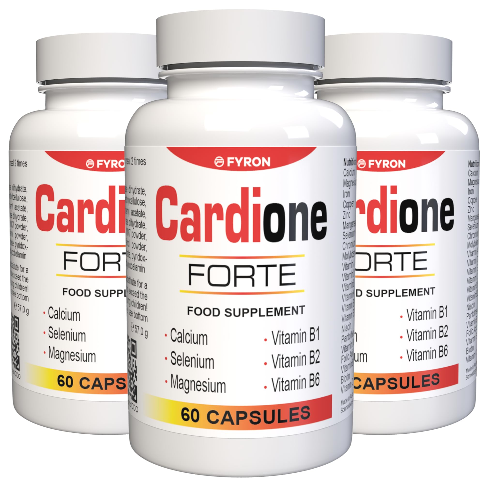 Cardione Forte - 180 Kapseln (3x60 Kapseln), 3er Pack