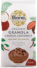 Biona Organic Choco-Coconut Granola, 375g | 100% Organic, High in Fibre, Vegan Friendly