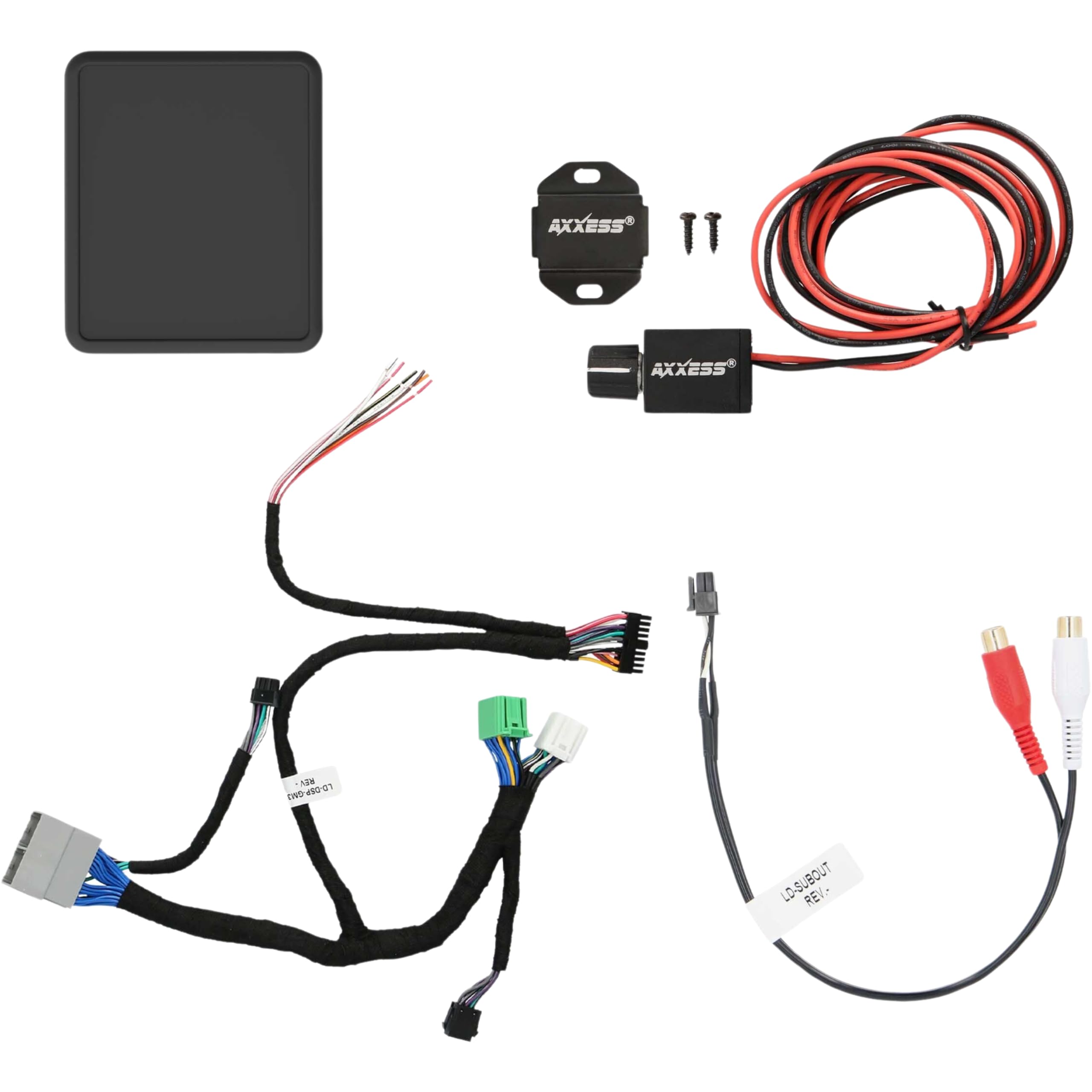 Axxess Subwoofer Interface w/Bass Knob & Vehicle T-Harness for GM 2019+