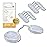 O2 Nose Filters with 3M Filtration - Nasal Screens for Allergies, Dust & Smoke - Drug-Free & Latex-Free Nose Filters - Invisible Allergy Protection (Small x 10)