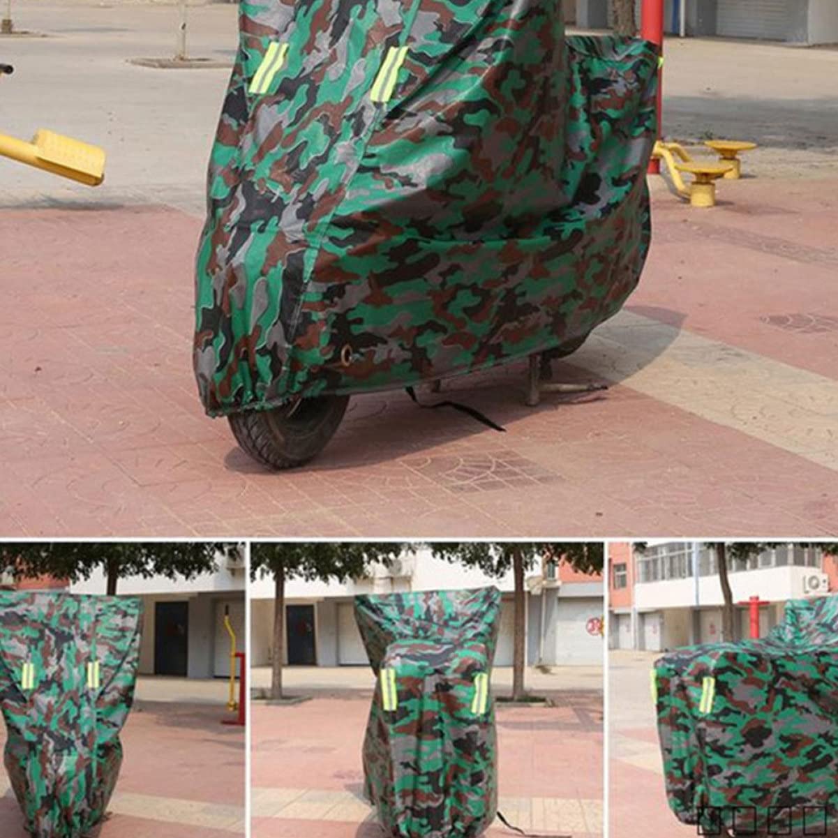Housse De Moto Imperméable pour Abri De Moto Housse De Protection pour Et Scooter XXL Résistante Au Soleil Et Aux Intempéries