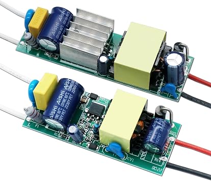 LED Board Driver 50W 40W 30W 20W 10W DC24-46V Flicker Free Power Supply Unit Constant Current Control Lighting DIY20W 600mA