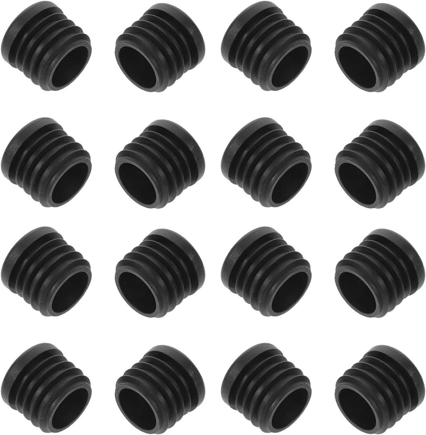 Amazon.com: 20pcs round Plastic Chair Leg Glides, M8 Thread Tube End ...