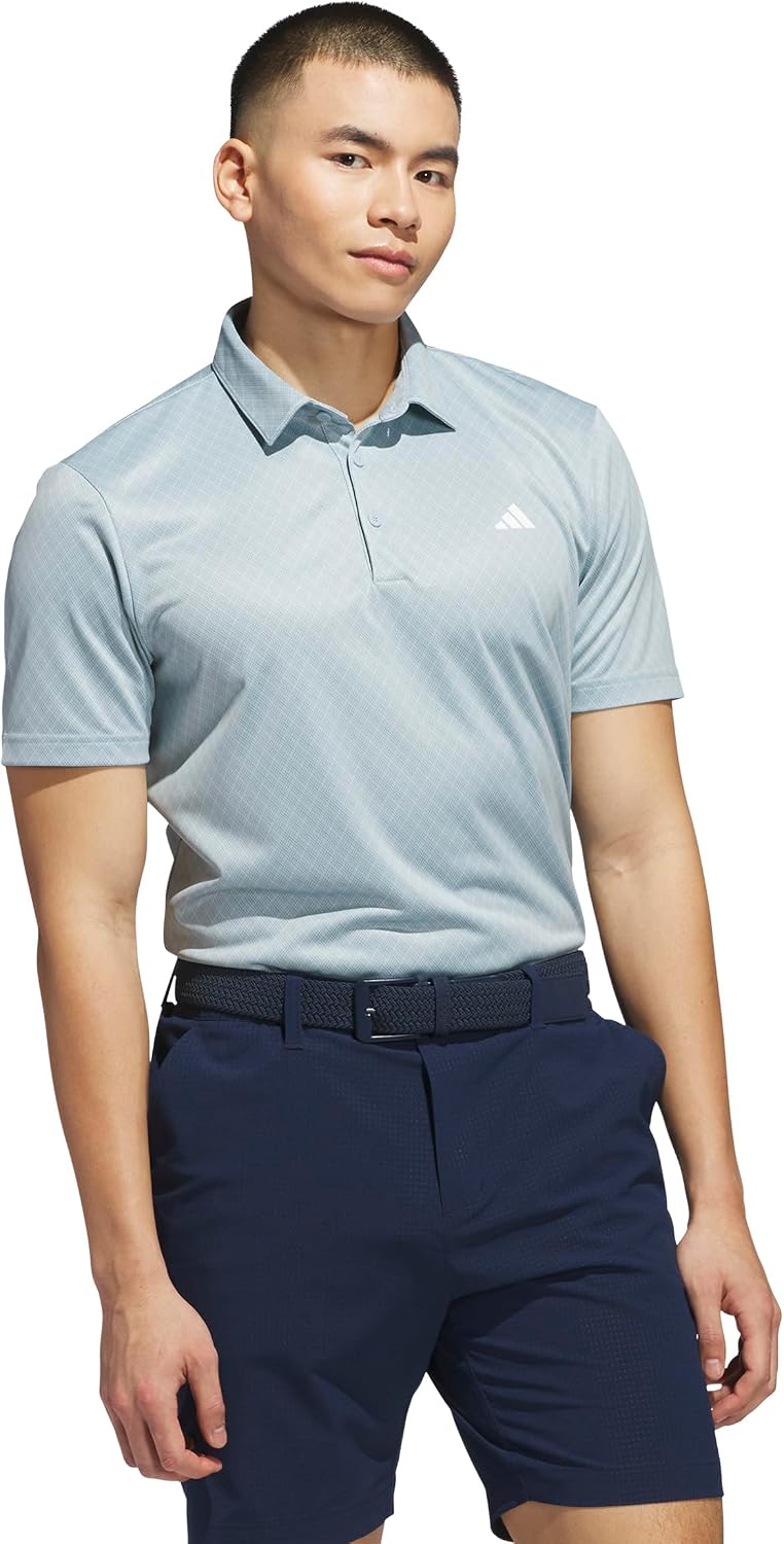 adidas Golf Men's Allover Print Polo Shirt