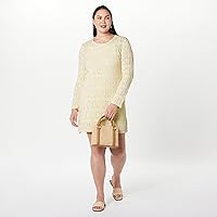 Vista 7 de The Drop Mini vestido de ganchillo Laney para mujer