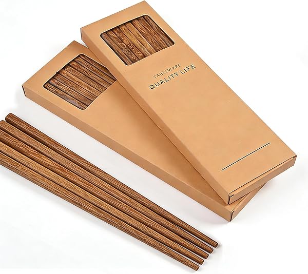 Moling palillos de bambú, 20 pares, 24 cm