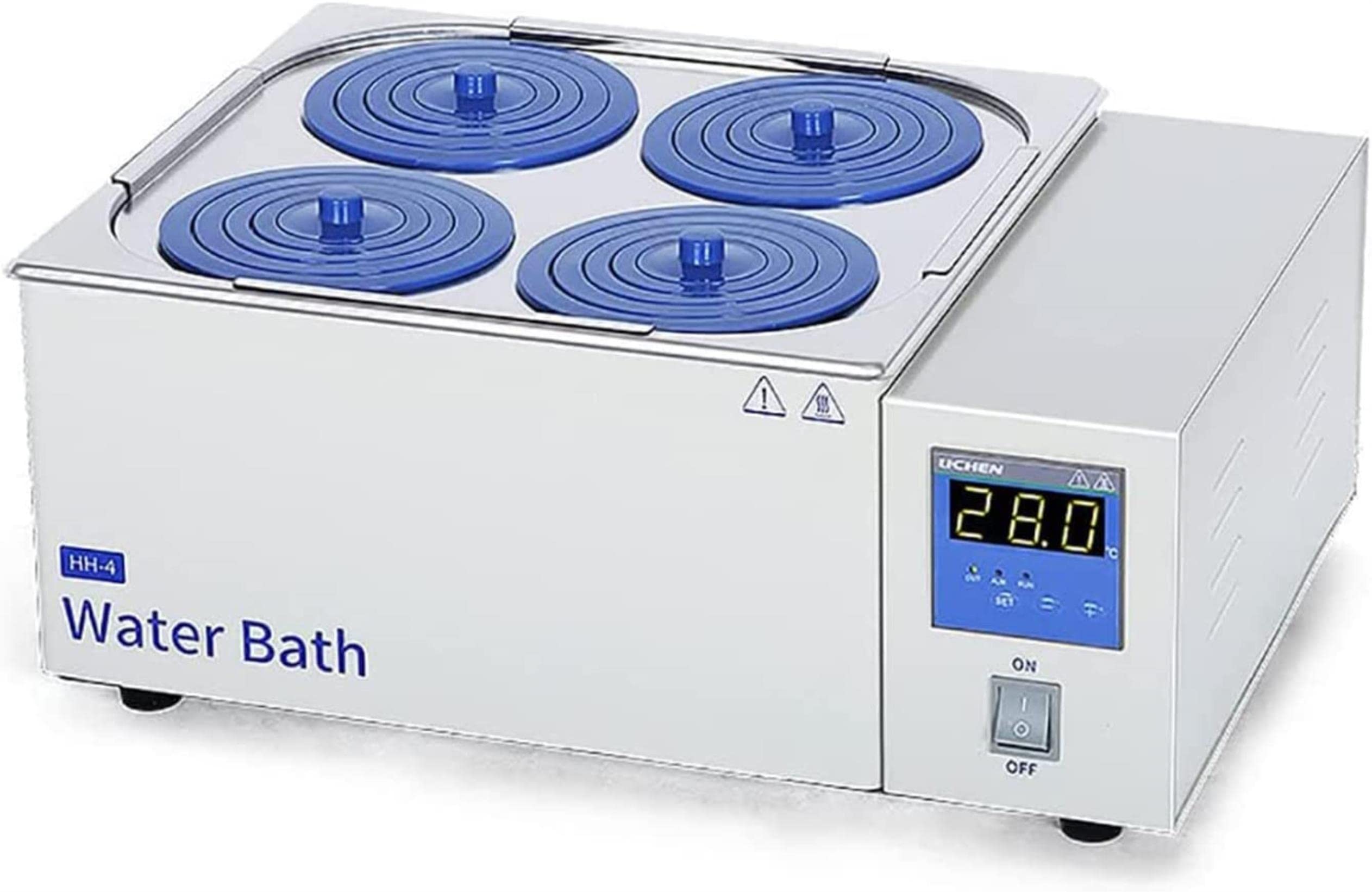 Baño María termostático digital de laboratorio, baño María digital de laboratorio, baño María termostático de laboratorio con calentamiento eléctrico de 1/2/4/6/8 orificios, temperatura ambiente has