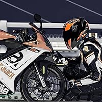 Vista 6 de Casco modular Bluetooth para motocicleta, aprobado por DOT FMVSS-218, casco de cara completa, antivaho, doble visera, altavoz dual integrado